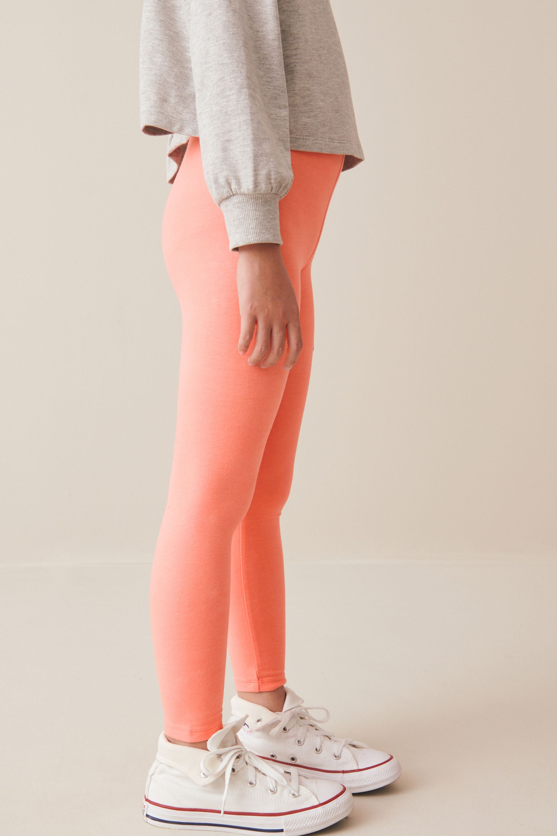 Girls orange leggings hot sale