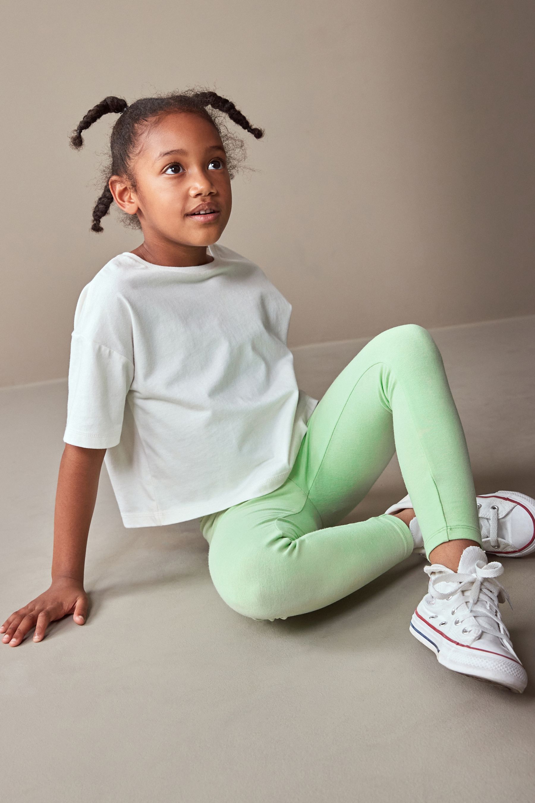 Lime green leggings toddler outlet