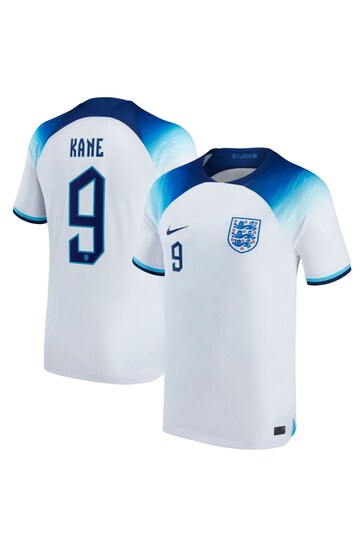 Nike White Kane - 9 England Home Stadium Football Shirt 2022