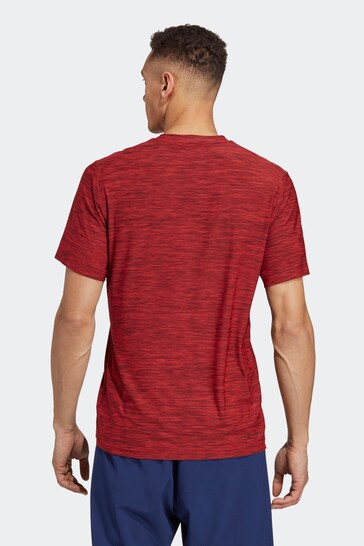 adidas Red Train Essentials Stretch Training T-Shirt