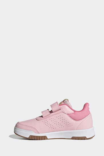 adidas Pink Kids Sportswear Tensaur Hook And Loop Trainers