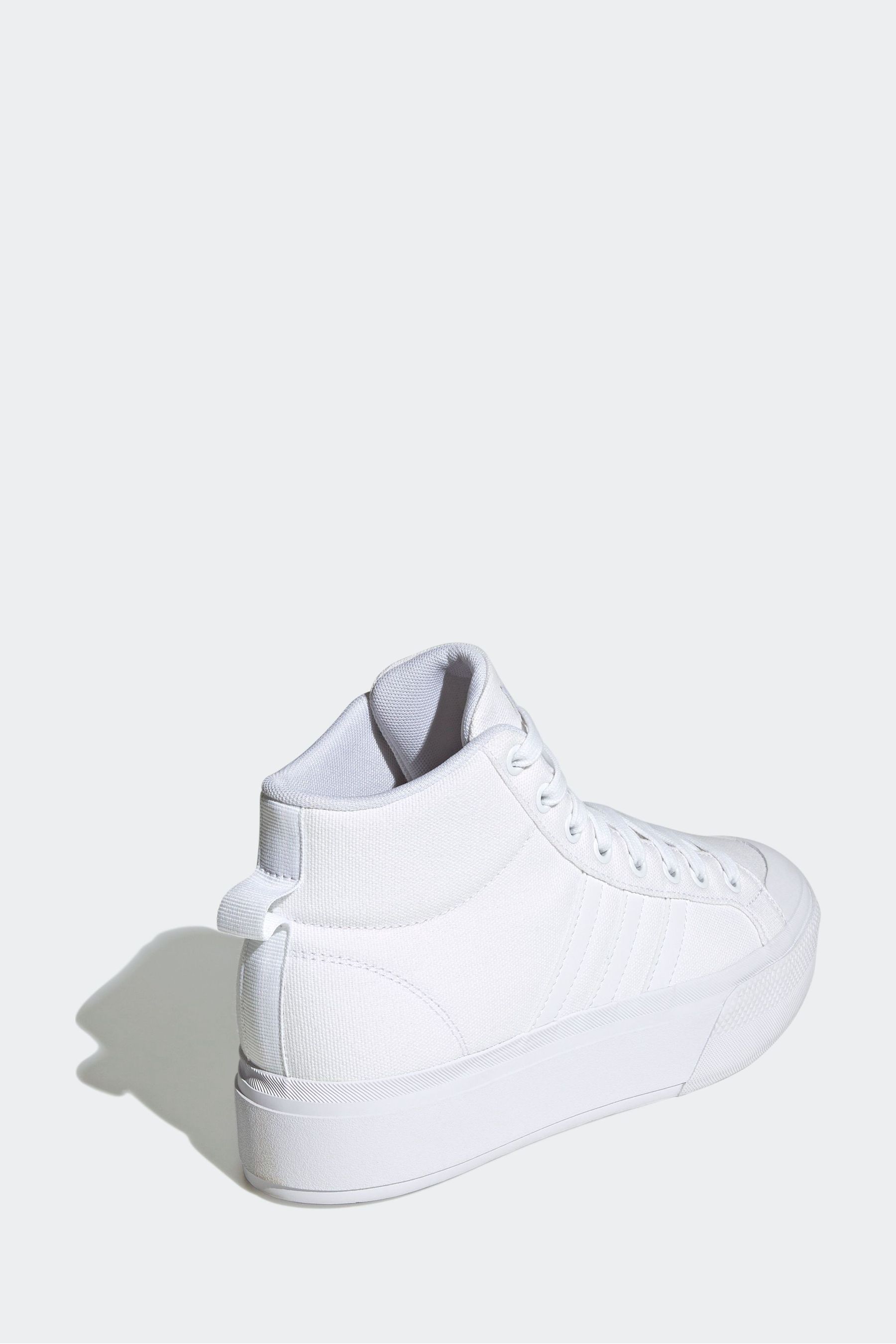 Buy adidas White Bravada 2.0 Mid Platform Trainers from the Next