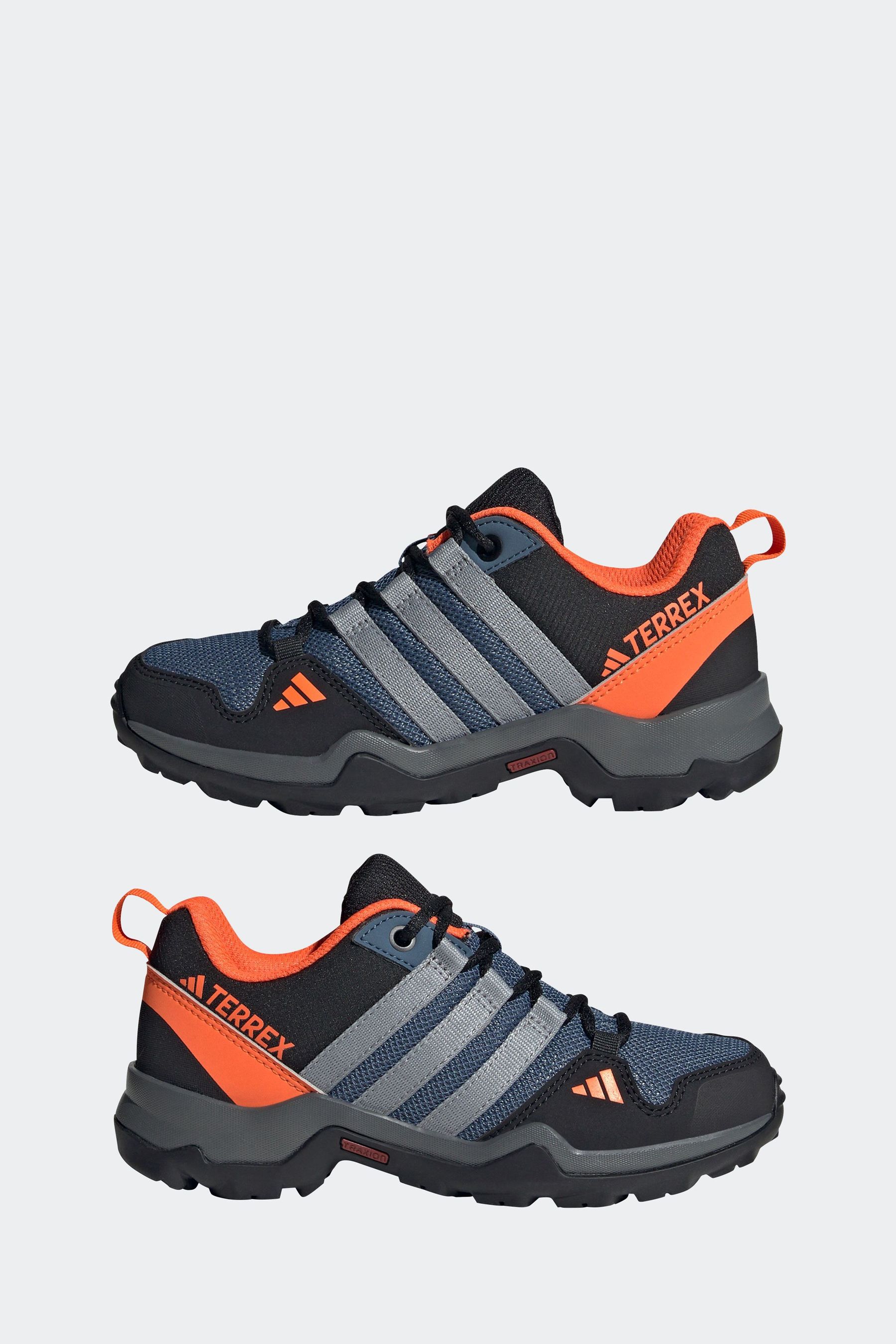 Buy adidas Blue Terrex Kids Terrex AX2R Hiking Trainers from the