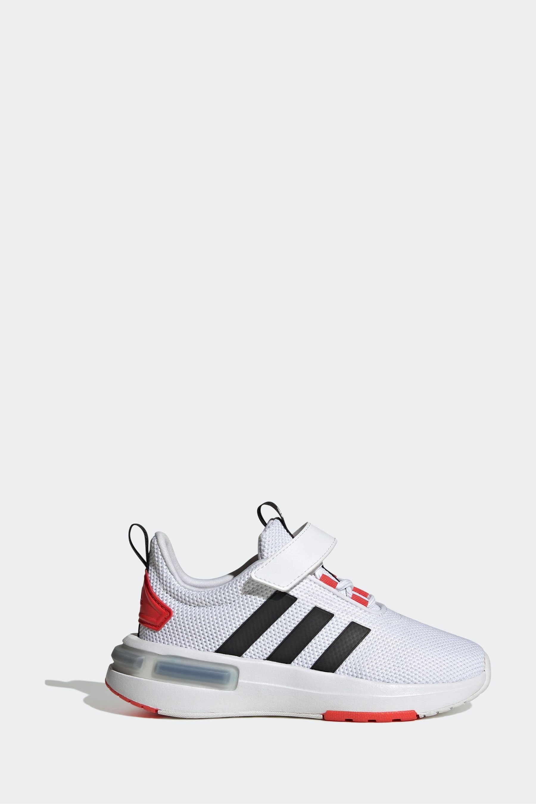 Kids white hot sale addidas trainers