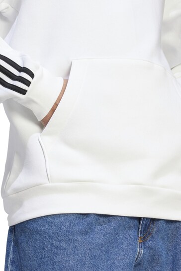 white adidas hoodie for men