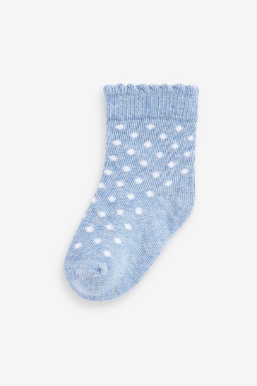 Multi Baby Socks 5 Pack (0mths-2yrs)