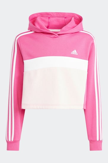 Buy adidas Pink Sportswear Tiberio 3-Stripes Colorblock Fleece Leggings Set  Kids from the Next UK online shop