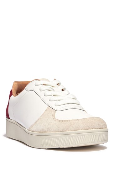 FitFlop Rally Leather/Suede Panel Trainers