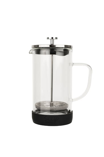 SIIP Clear 8 Cup Double Walled Glass Cafetiere