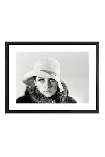 Brookpace Lascelles Black Twiggy Pose Framed Wall Art