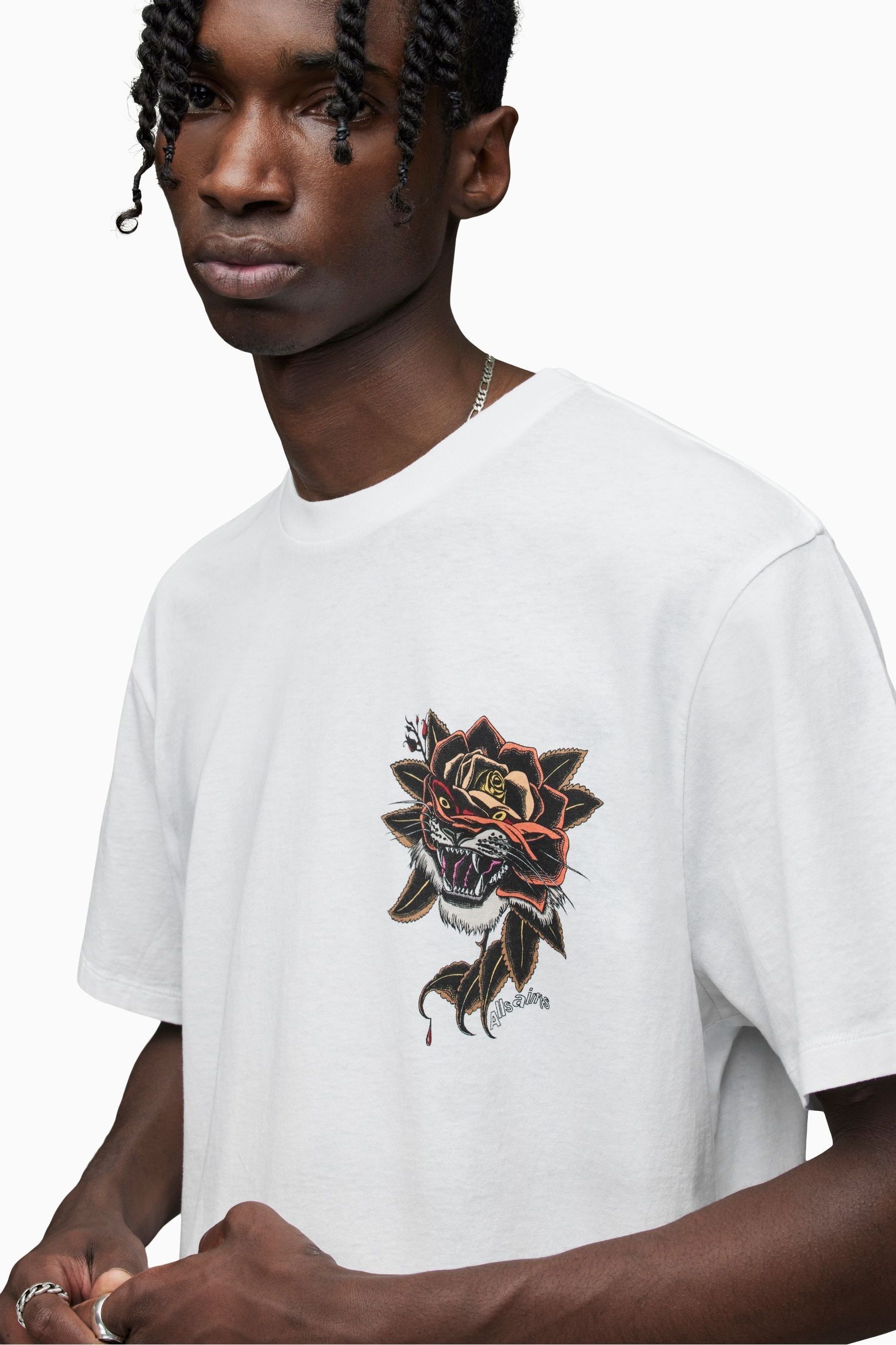 All saints tiger discount t shirt
