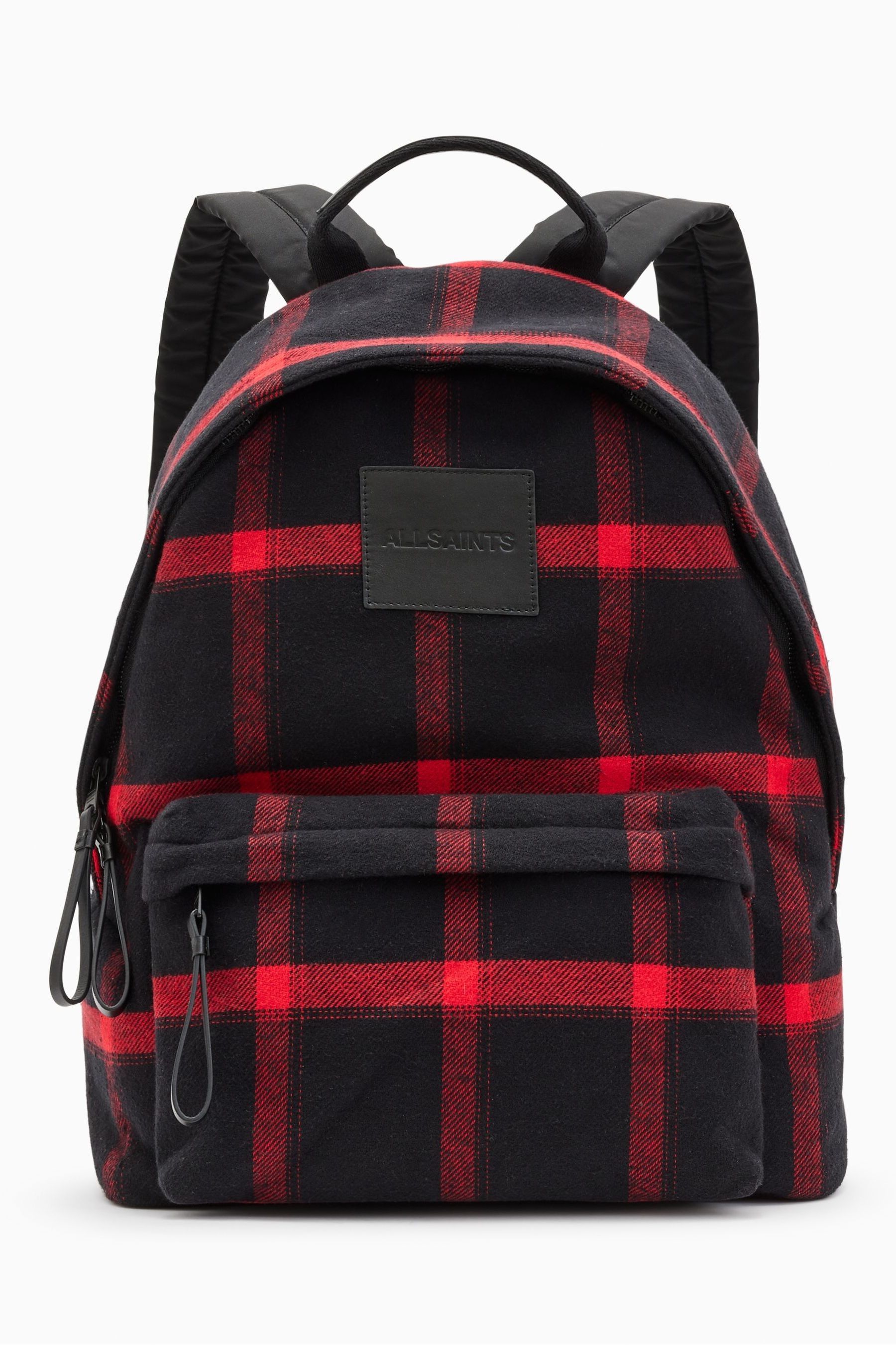 Buy All Saints Red Carabiner Check Backpack from the Next UK