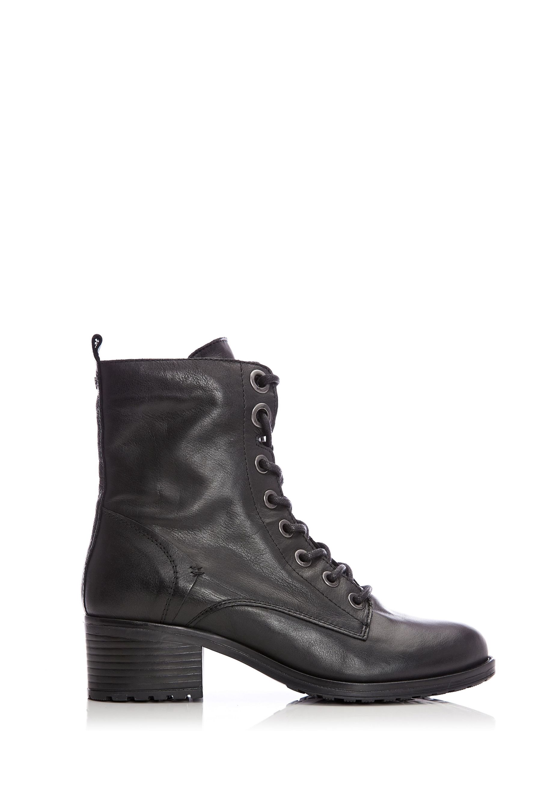 Buy Moda In Pelle Bezzie W Lace Up Leather Wide Fit Ankle Boots from the Next UK online shop