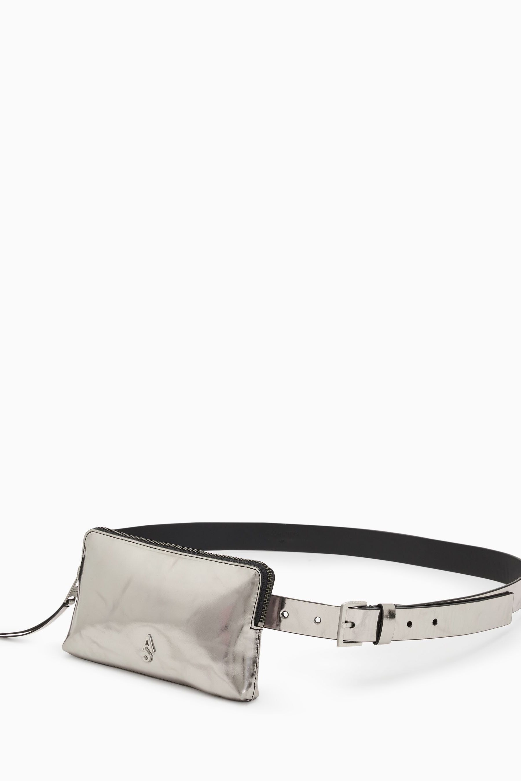 Belt sale bag silver