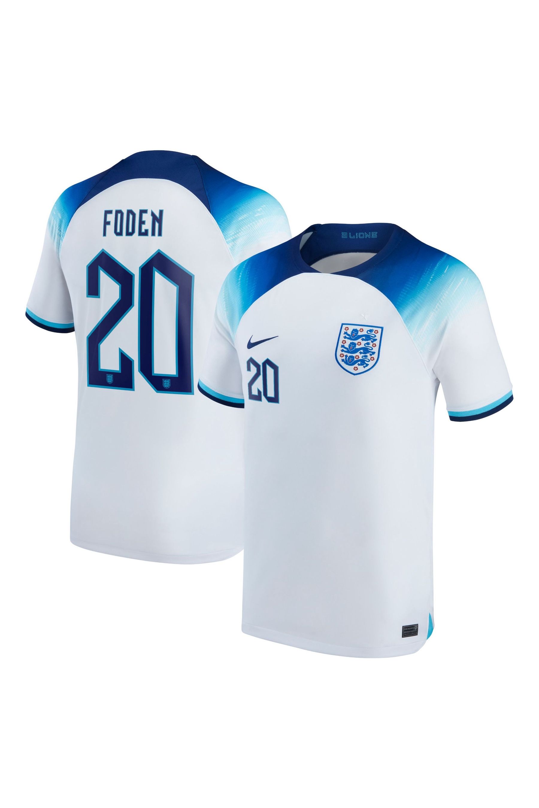 Buy Nike White Foden 20 England Stadium Home Junior Football