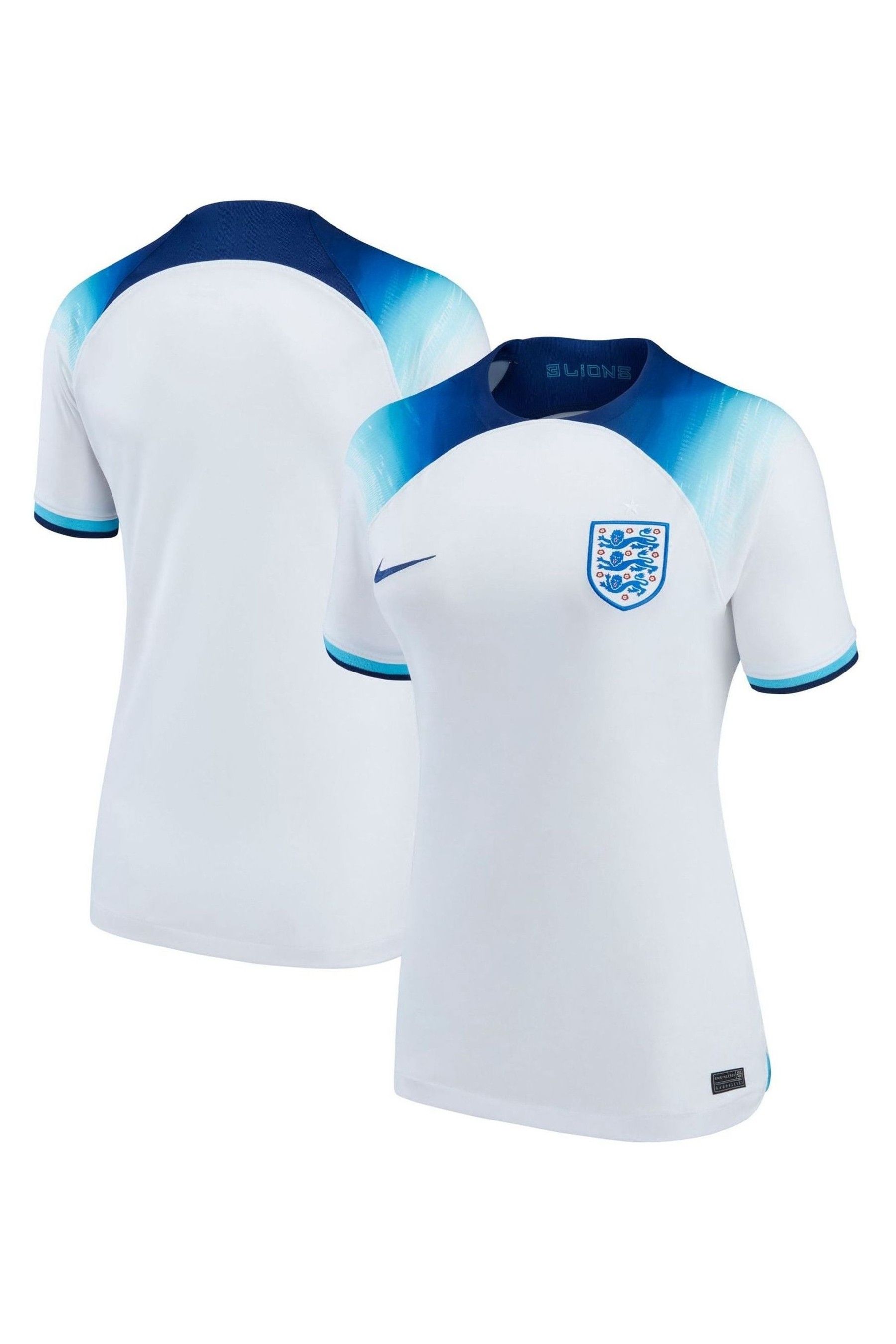 Buy Nike White Blank England Womens Home Stadium Football Shirt