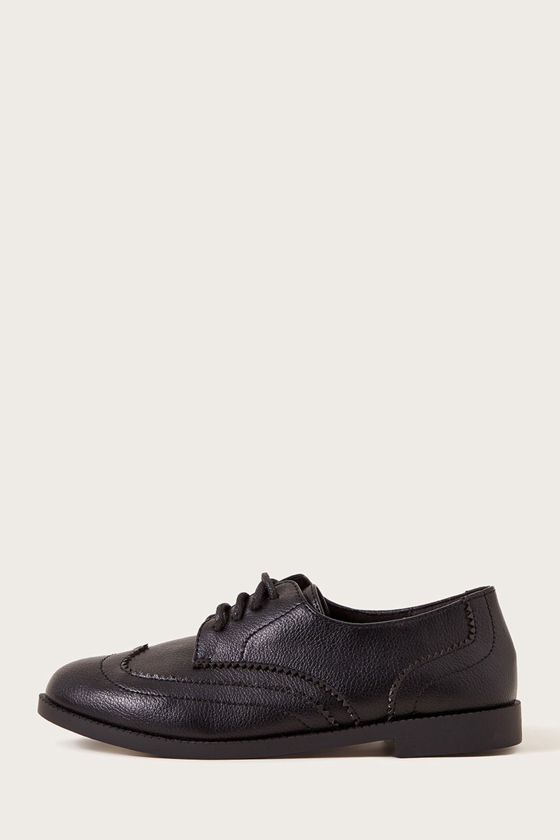 Boys black brogues top