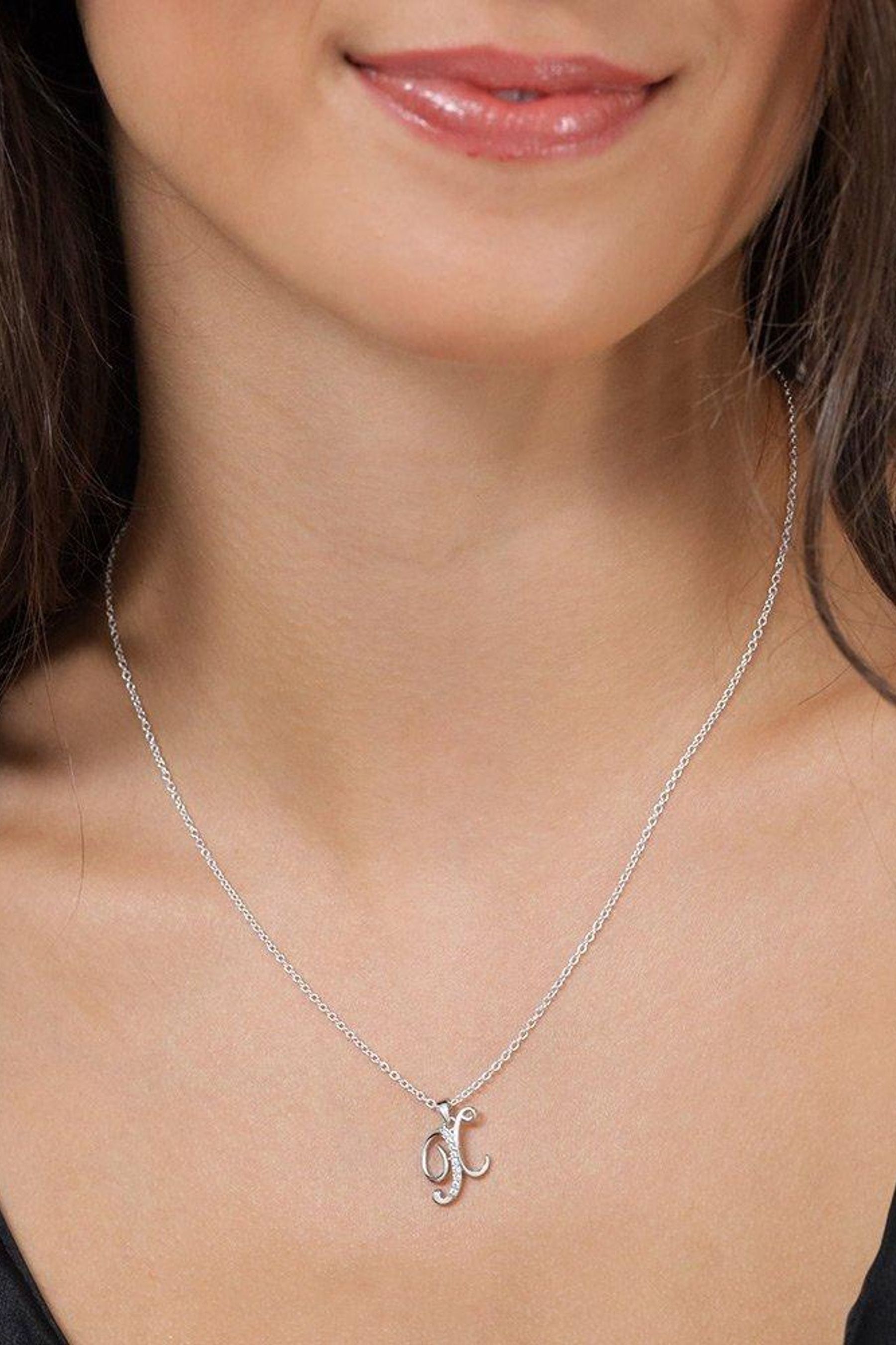 Beaverbrooks shop initial necklace