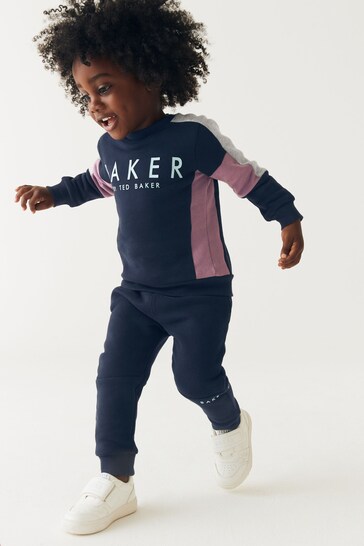 Baker by Ted Baker Colourblock Sweater and Jogger Set