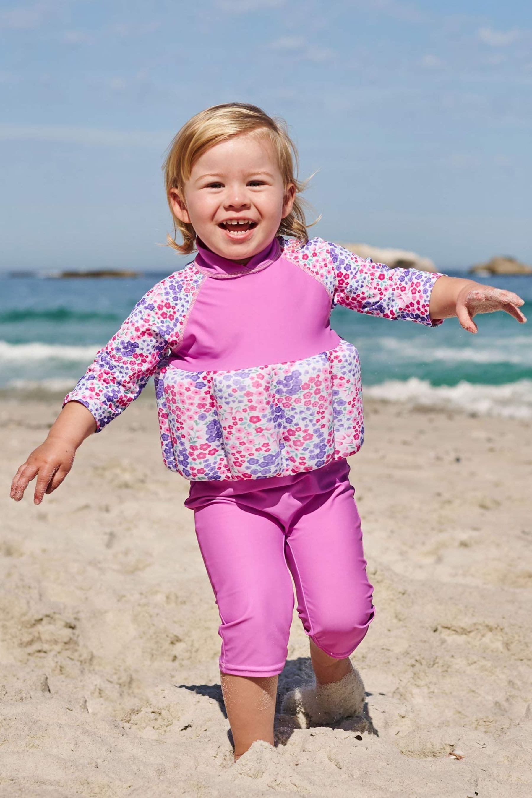 Swimwear with sales floats for babies