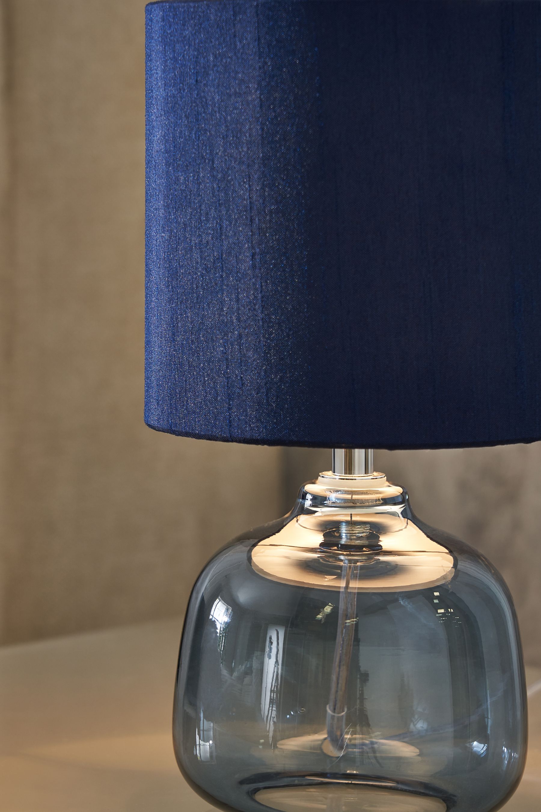 Buy Navy Blue Connor Bedside Table Lamp from the Next UK online shop