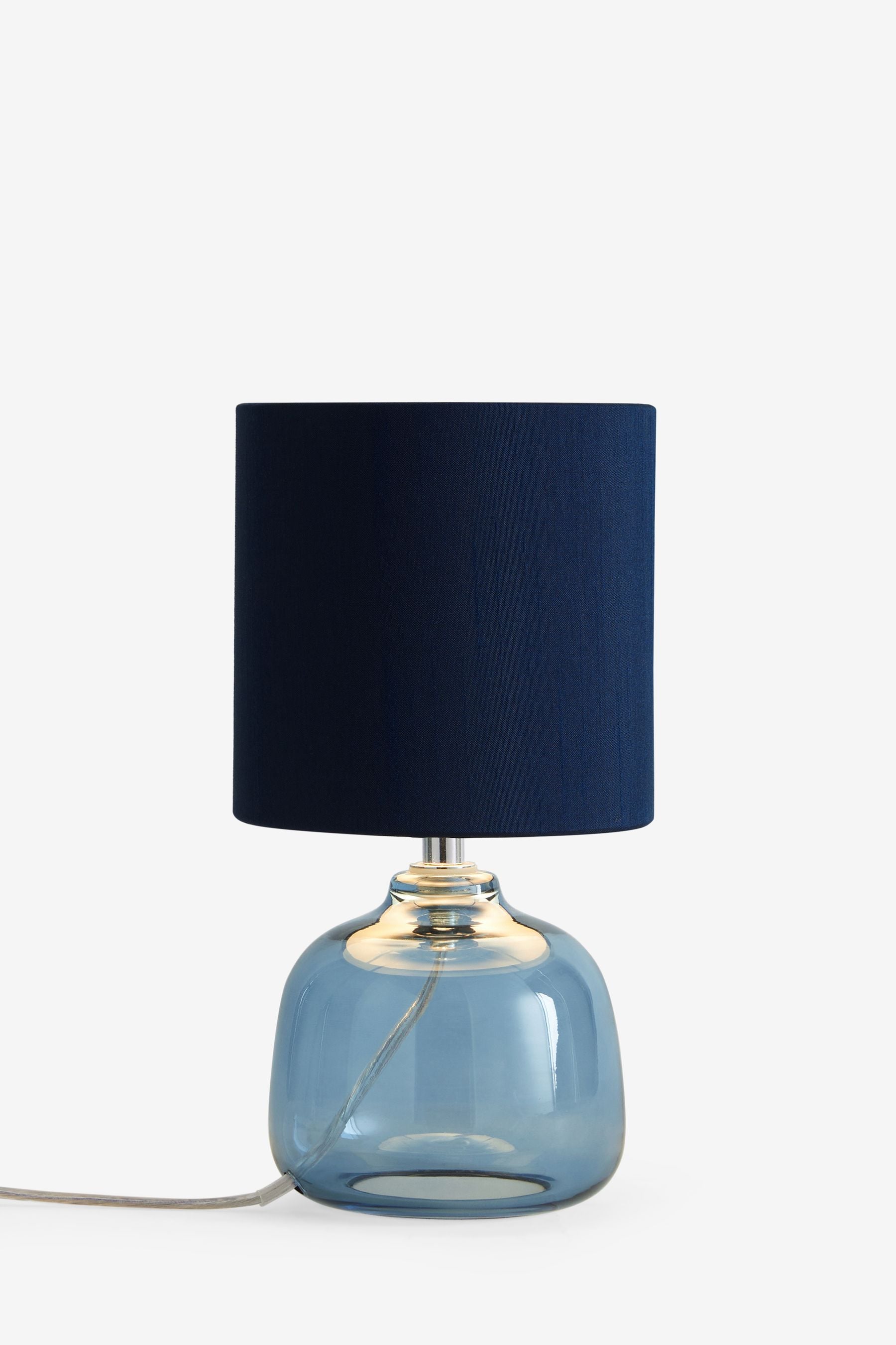 Blue bedside table lamp store
