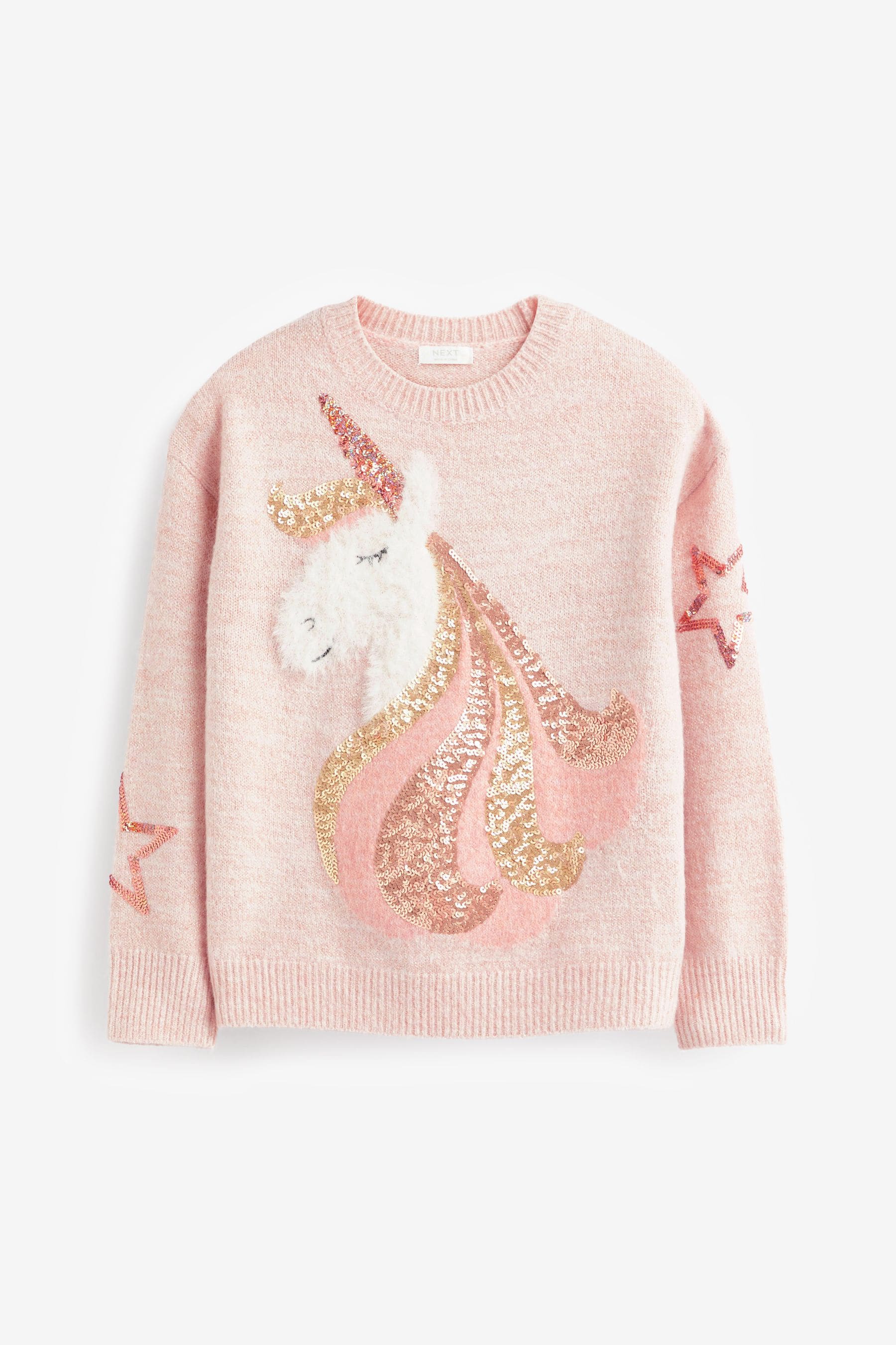 Kids unicorn christmas jumper on sale