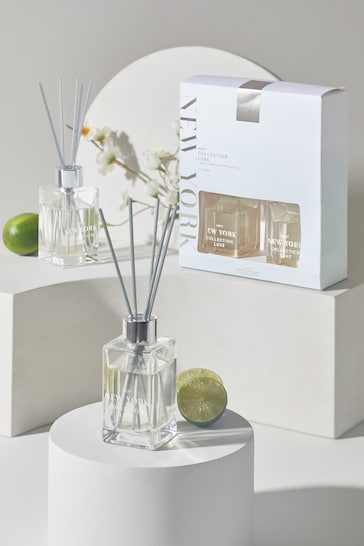Collection Luxe New York Jasmine & Orange Blossom 85ml Fragranced Reed Diffuser Duo