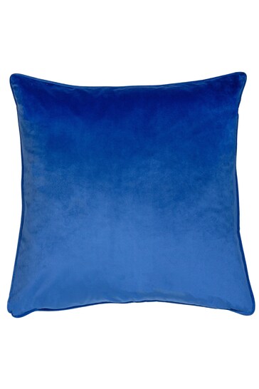 Prestigious Textiles Blue Kids Bubbles Printed Contrasting Piped Trim Cushion