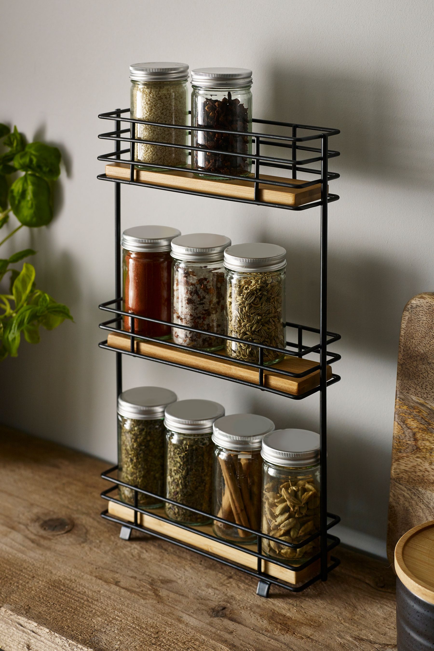 Black Bronx Slimline Spice Rack