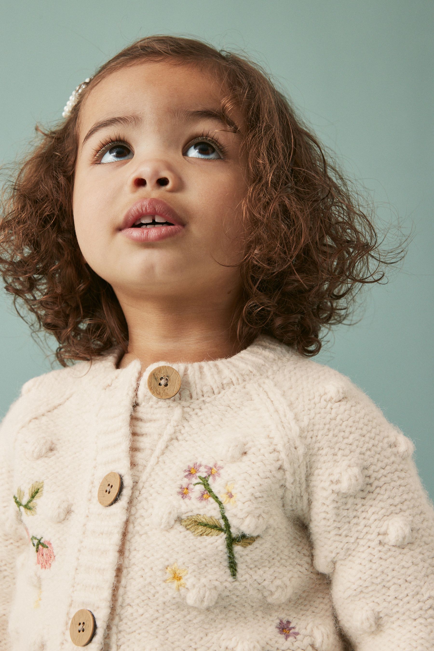 Cream bobble cardigan online