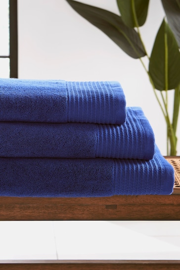 Matthew Williamson Blue Luxury Soft Cotton Towel