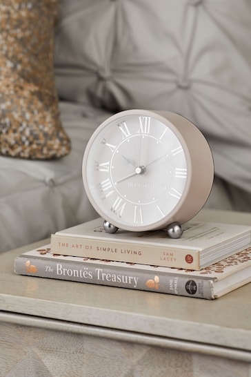 Silver Mini Alarm Clock