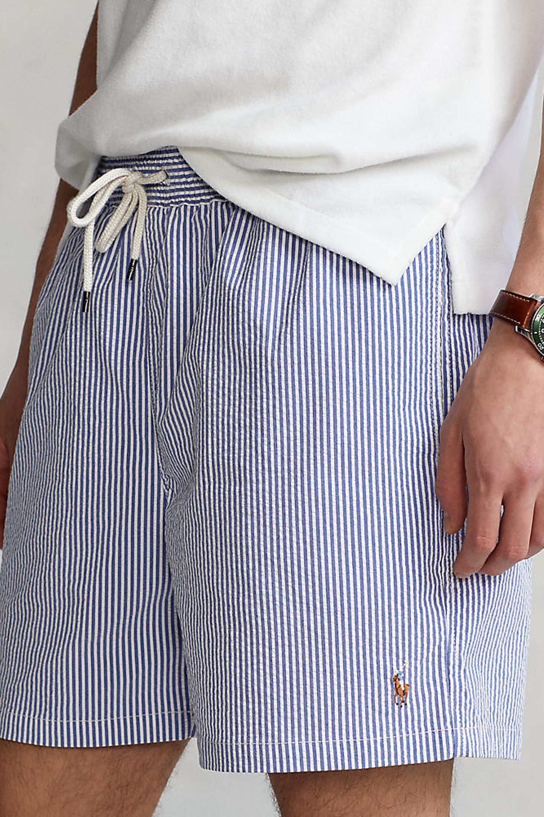Polo ralph lauren seersucker shorts online