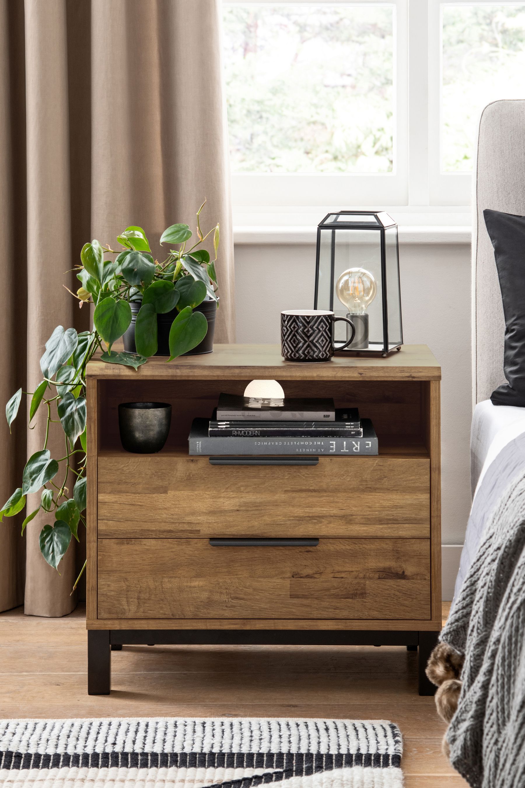 Next bronx clearance bedside table
