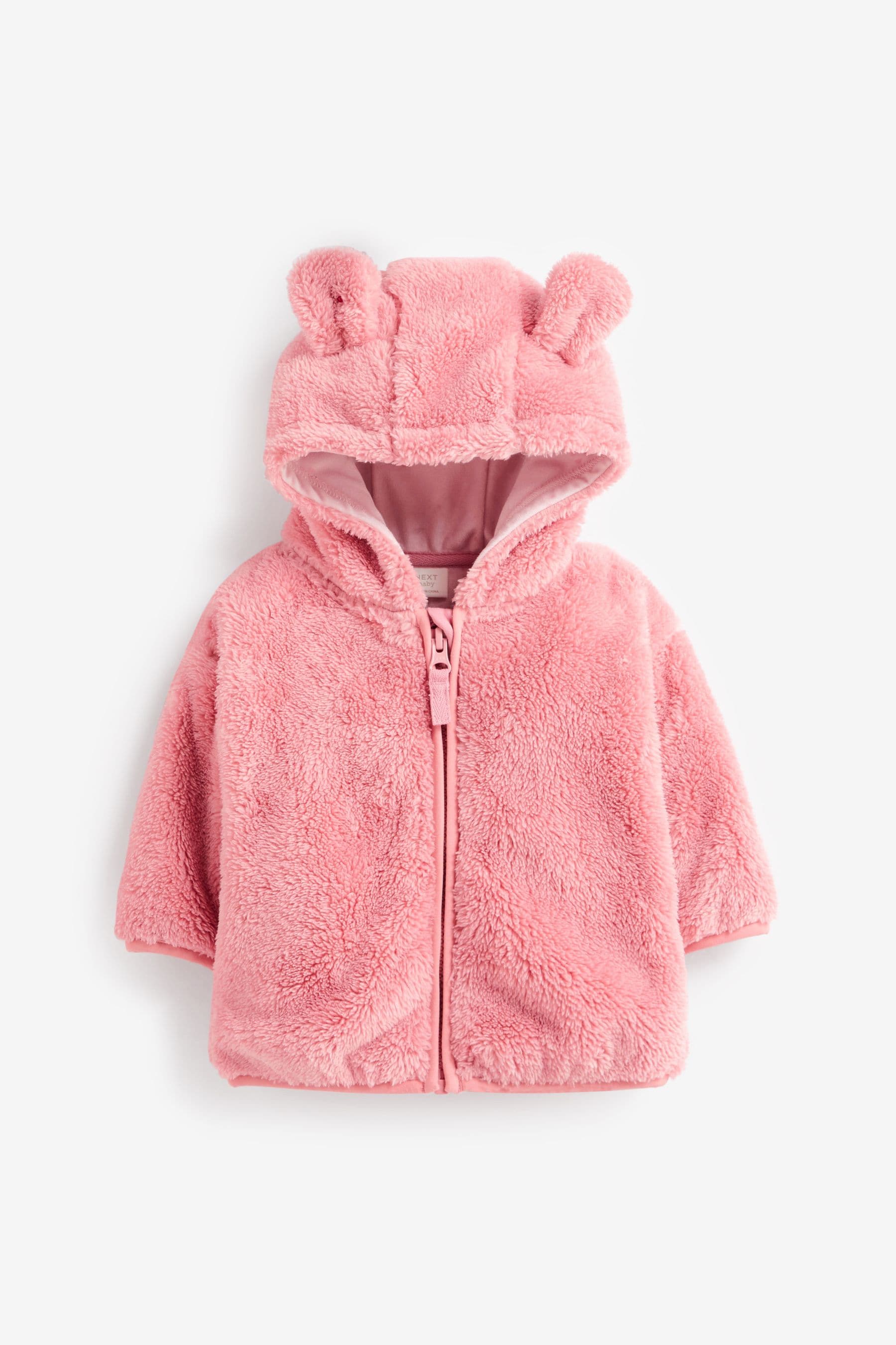 Light pink clearance teddy bear jacket