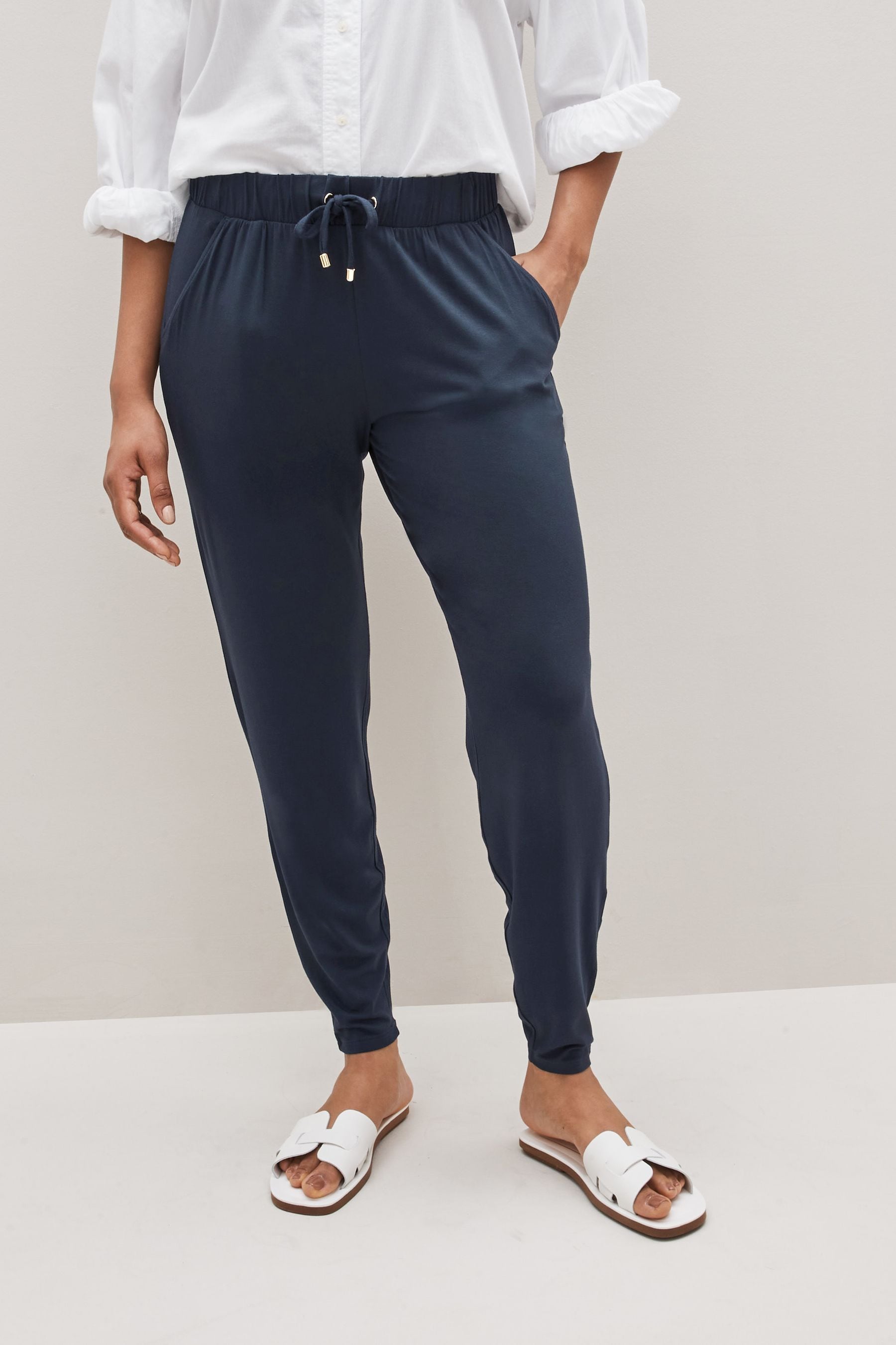 Next ladies navy joggers on sale