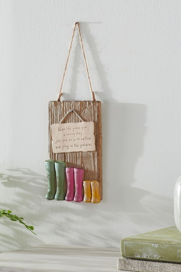 Bright Welly Boot Hanging Decoration