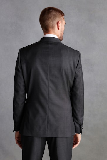 Grey Slim Fit Signature Zignone Italian Fabric Suit Jacket