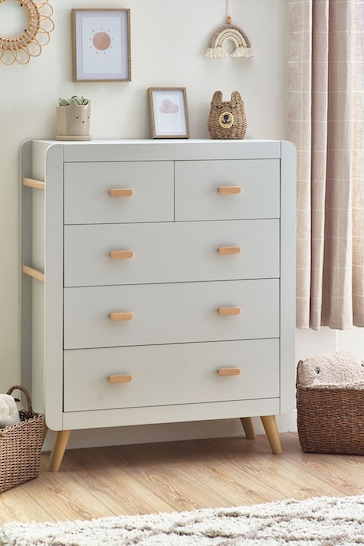 Buy Grey Alix Kids 5 Drawer Chest of Drawers from the Next UK online shop