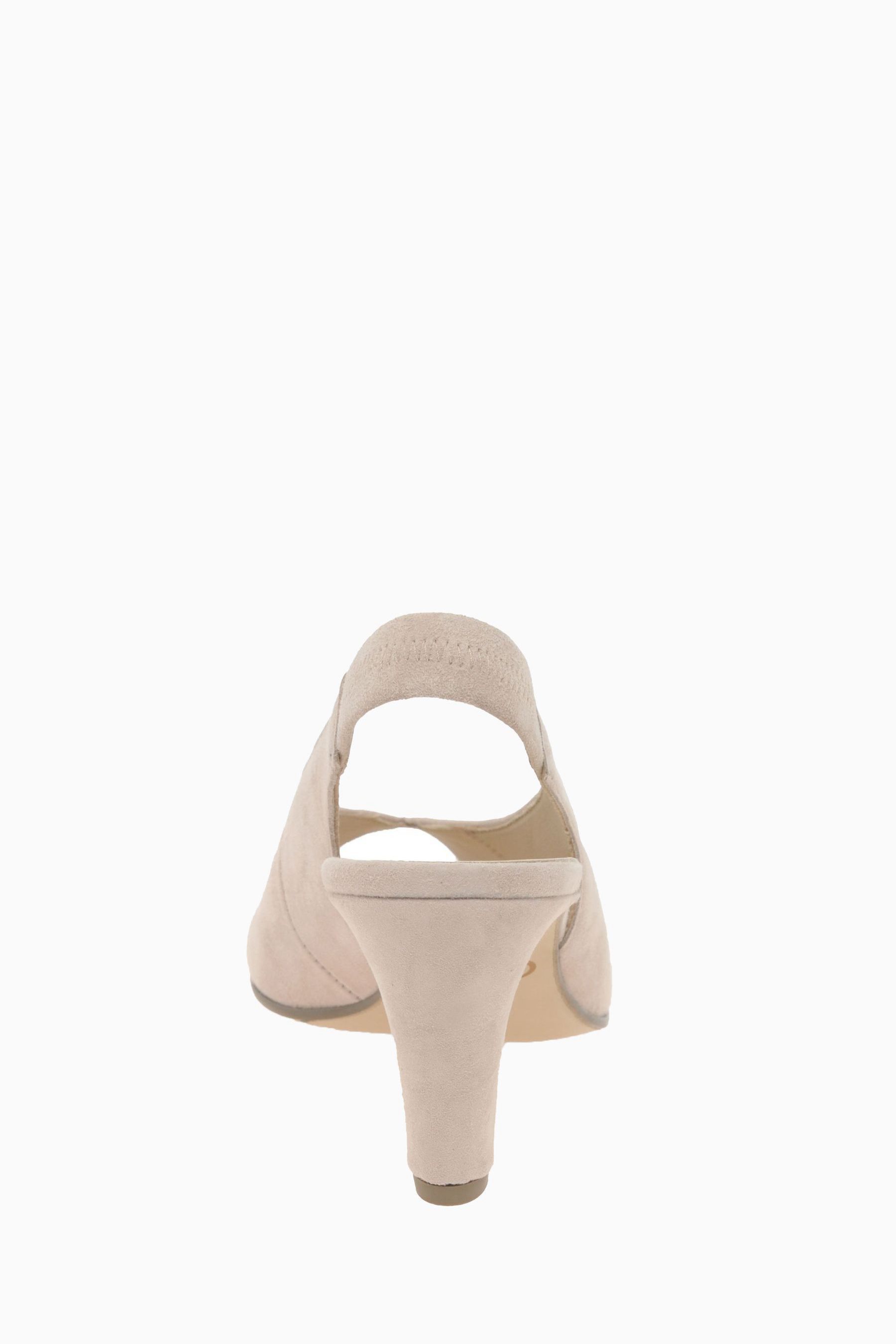 Buy Gabor Pink Eternity Rouge Suede Slingback Sandals from the