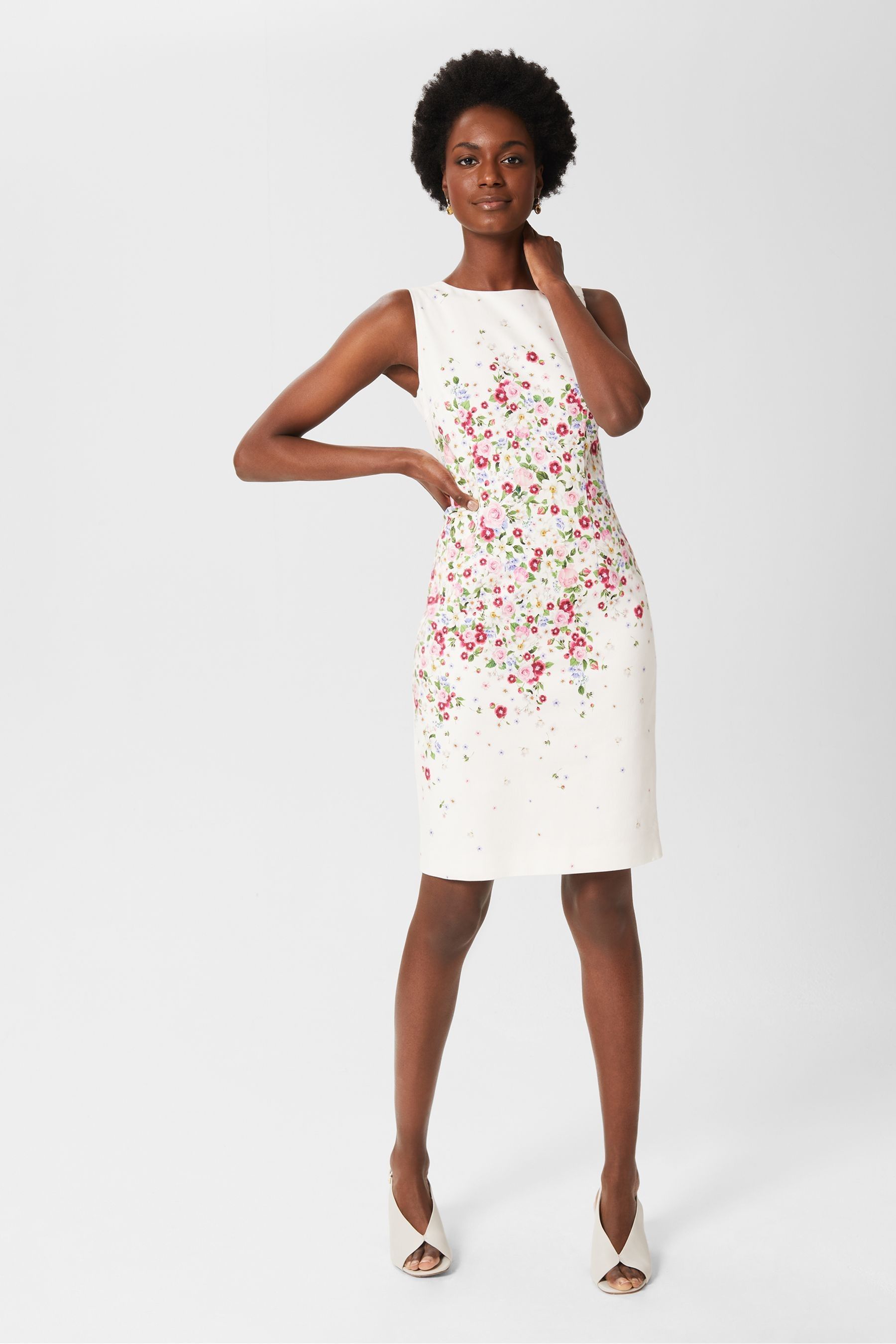 Buy Hobbs White Fiona Dress from the Next UK online shop