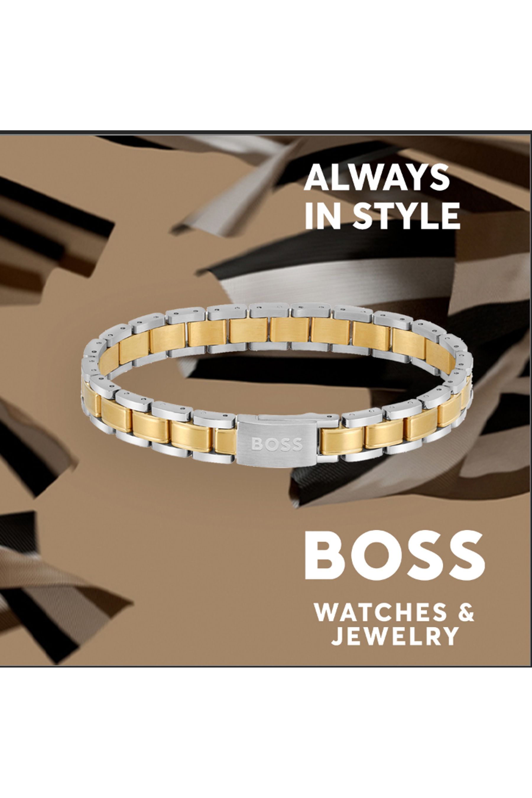 Boss essentials on sale link men's bracelet