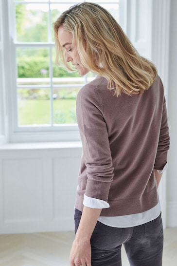 Pure Collection Cashmere Crew Neck Sweater