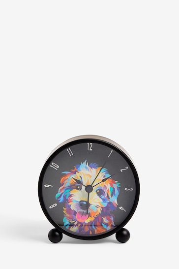 Multicolour Cockapoo Mini Alarm Clock