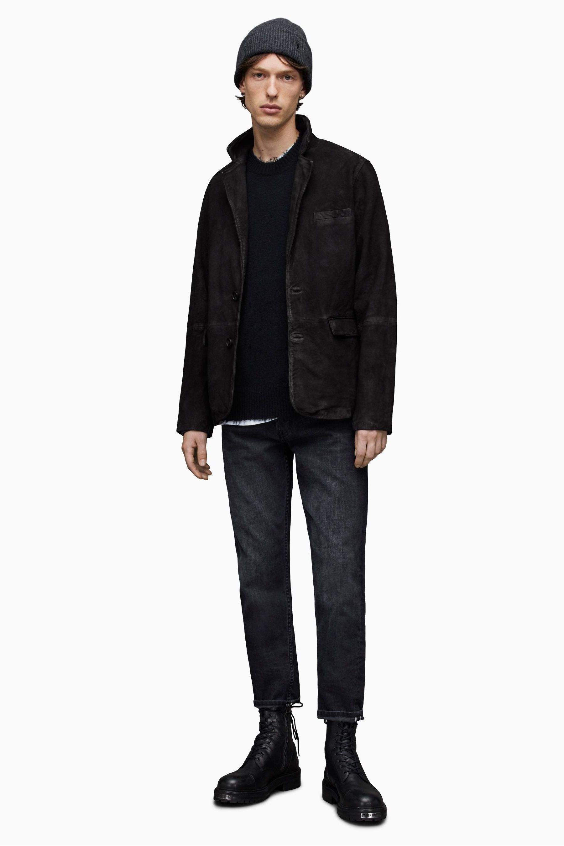 AllSaints Hoku Black Blazer