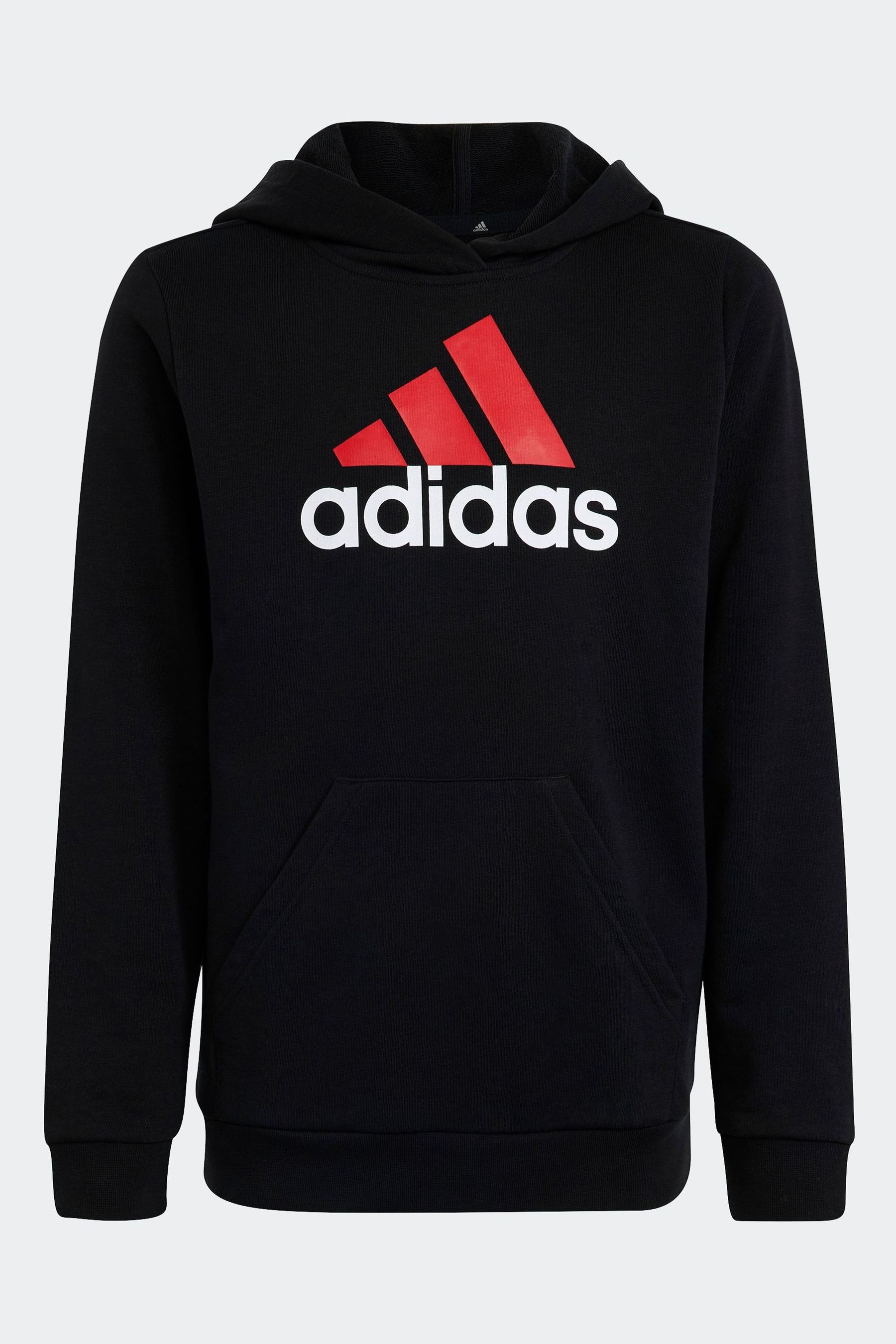 Black and red hot sale adidas hoodie