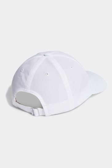adidas White Performance Running Essentials Aeroready Six-Panel Baseball Cap