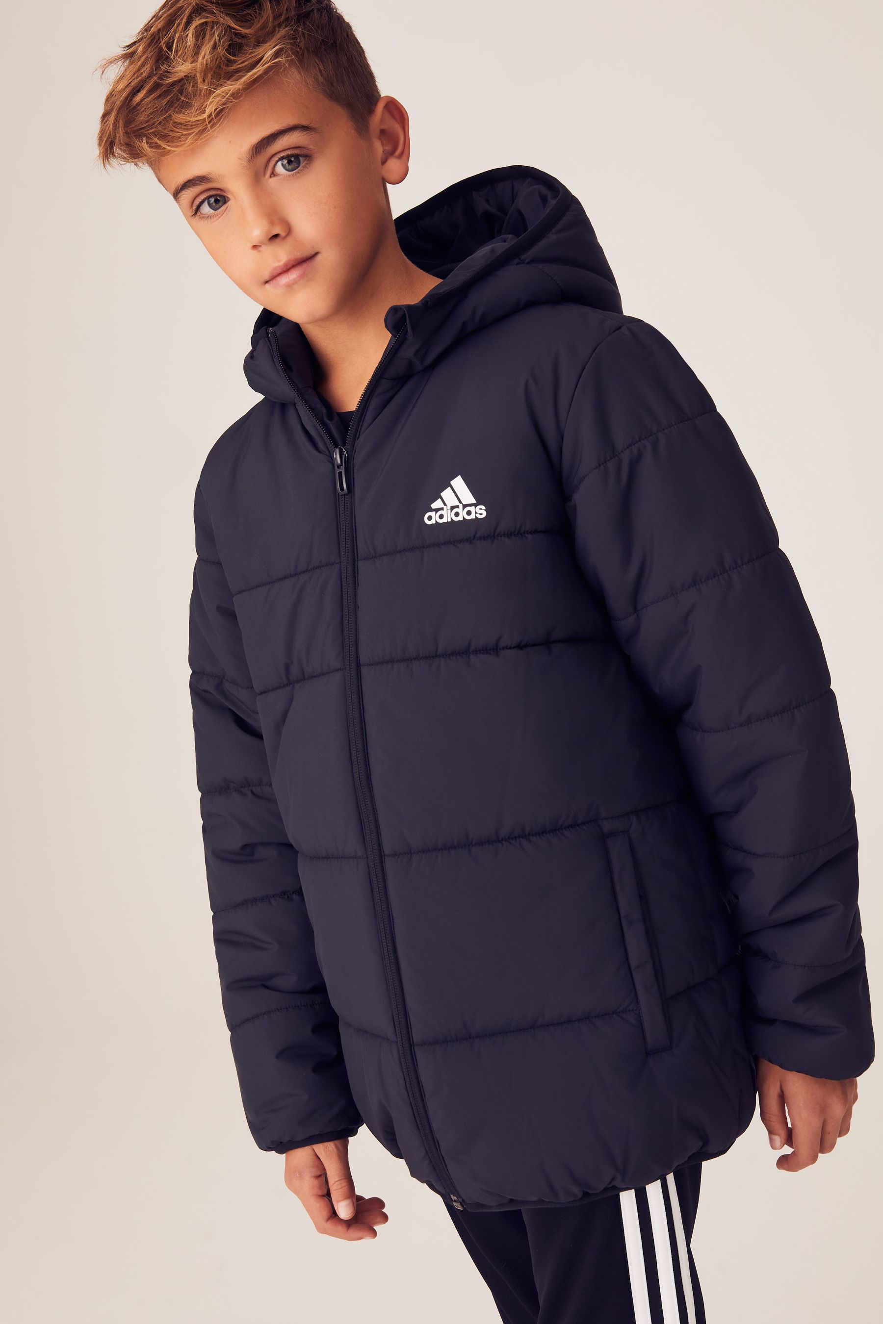 Adidas boys store padded jacket