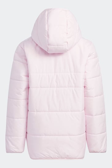 adidas Pink Sportswear 3-Stripes Padded Jacket Kids